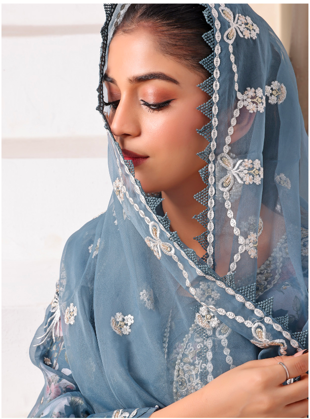 High Quality 3 Piece Organza Suite