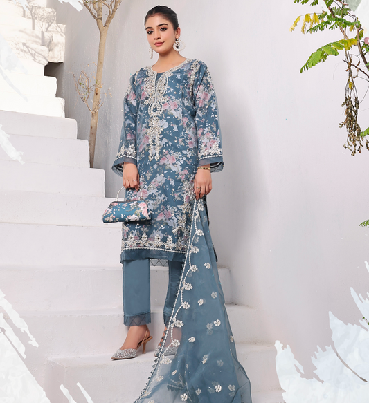 High Quality 3 Piece Organza Suite