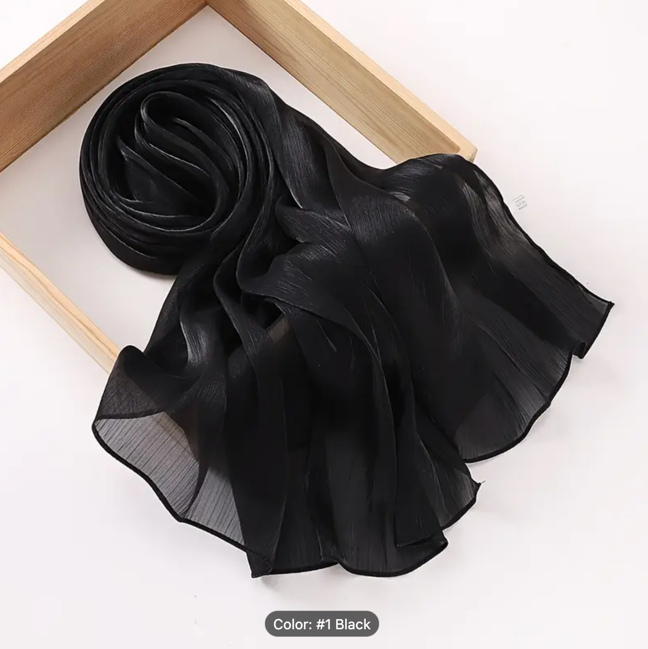 Elegant Glitter Chiffon Hijab  Premium Headwear